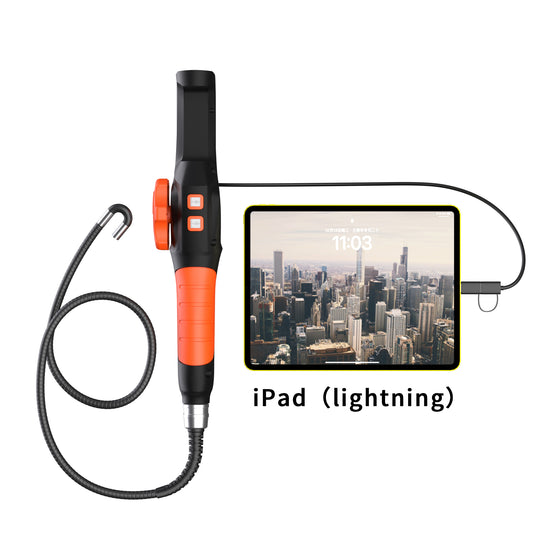 Plissken endoscope compatible with apple ipad