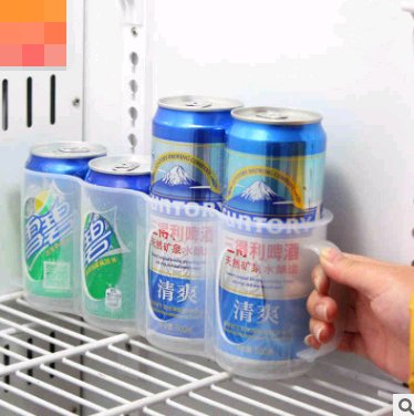 One three and six-piece can holder packs