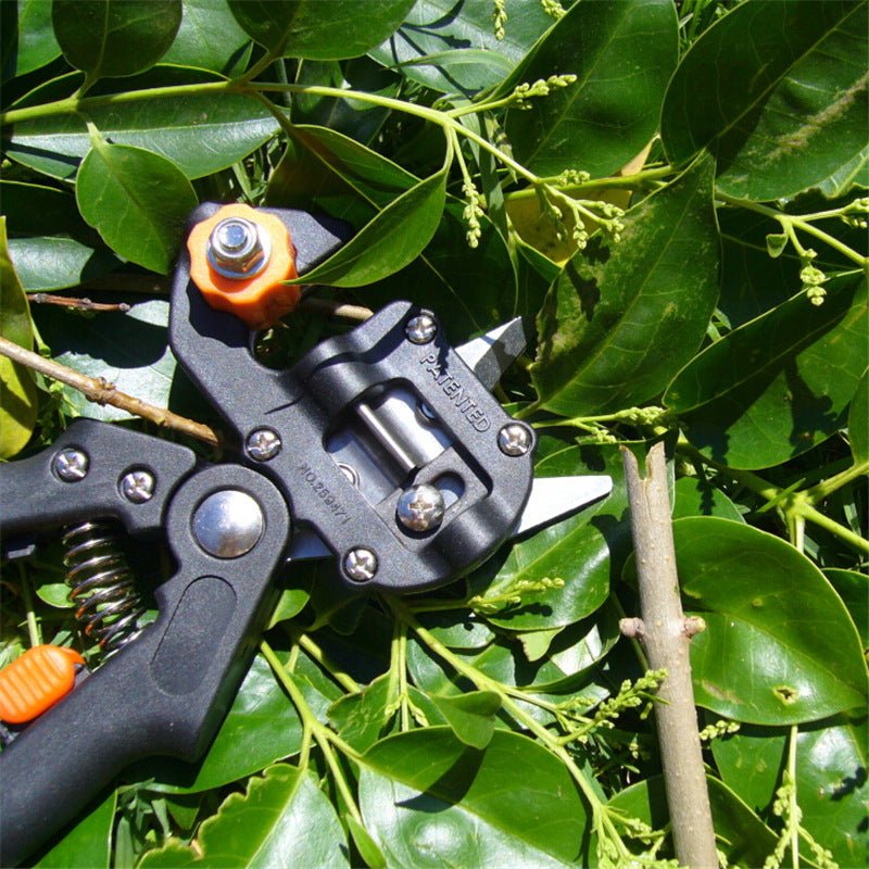 Grafting tool cutting head and handle
