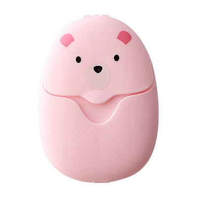 Cute Bear Portable Paper Soap Sheets for Travel and HygieneSoap & Lotion DispensersNormanharvey