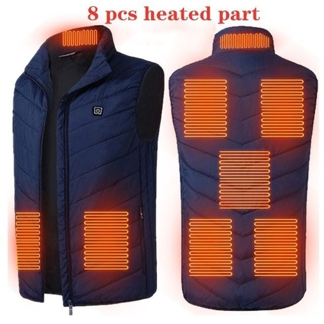 Electric Heated Vest with Infrared Heating Technology - no harmful radiations, USB - Powered WarmthHeating Pads Normanharvey