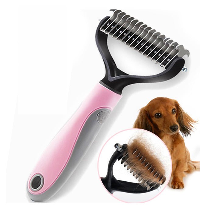 Small 11-tooth and large 17-tooth grooming comb sizes