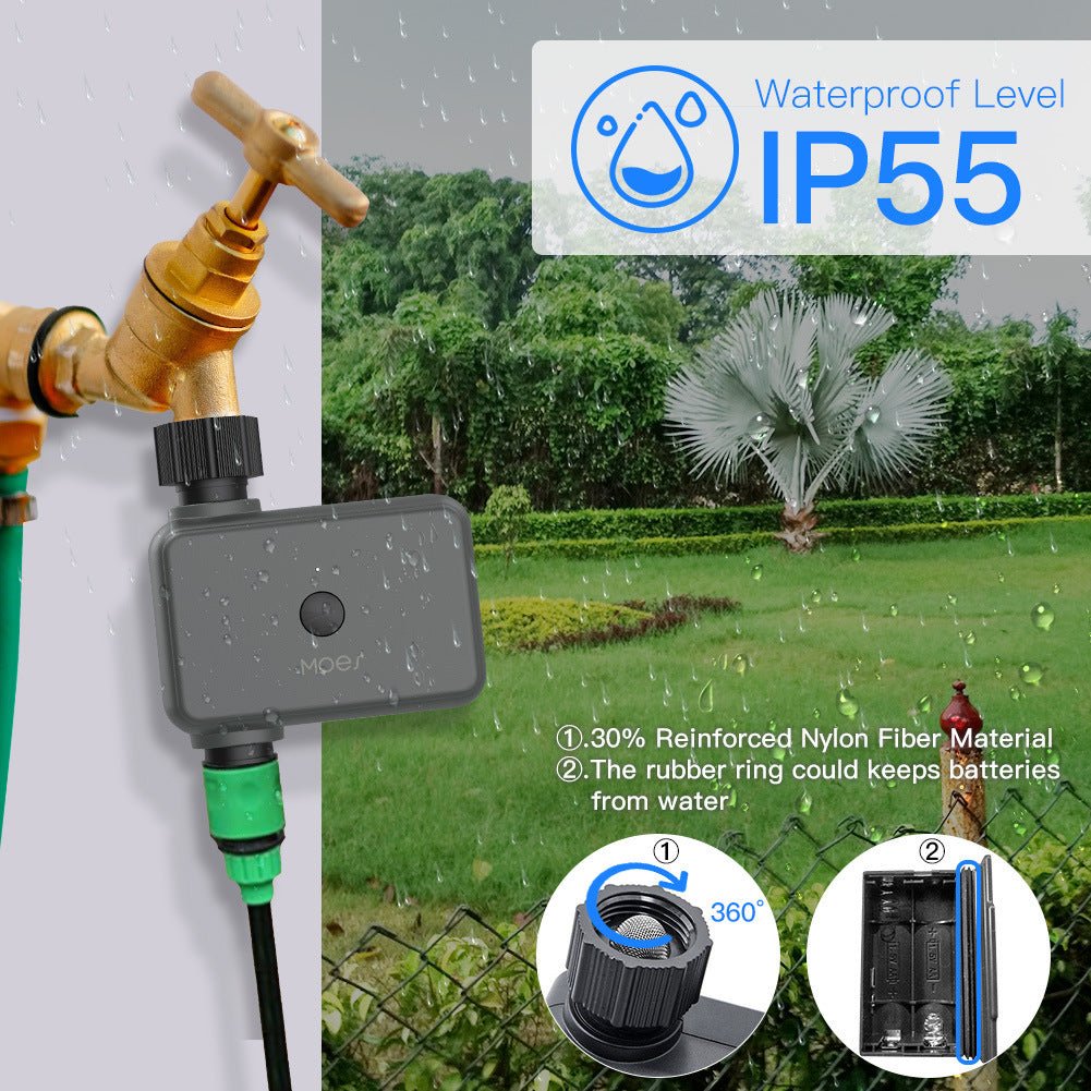 Smart Garden Watering System - Best Worldwide Remote Control, Bluetooth, Online Access, Automated Garden IrrigationFaucet