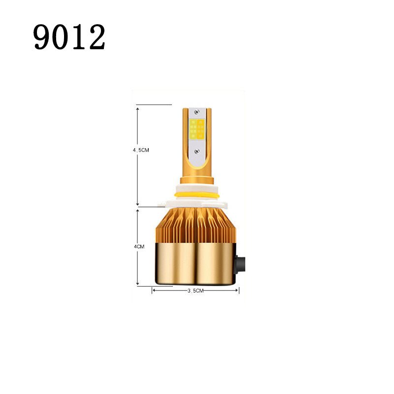 Ultra High Brightness Fog - Resistant LED Headlamp for Cars - 2 Color Switchable Modes - Enhanced Visibility in Foggy Weather