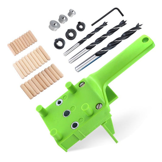 Woodworking Straight Hole Punch for Efficient Board Splicing - Straight Hole Drilling ToolDrill & Screwdriver Accessories