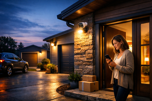 Outdoor Cameras and Motion Lights for Driveways and Sheds