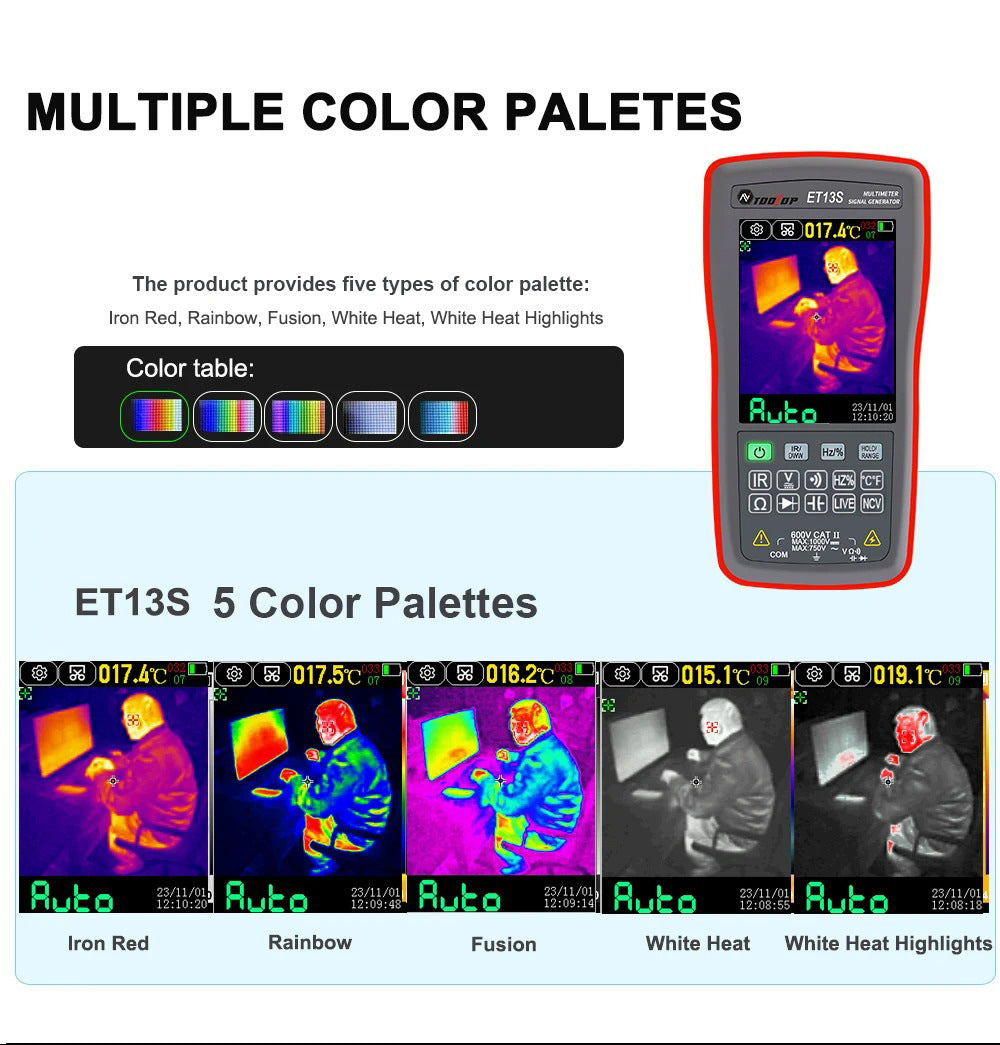 TOD 10P™ Optical Multimeter colour palette images