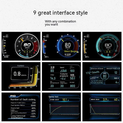 DataRide™ - The Smart Car Display for OBD2 and GPS Insights