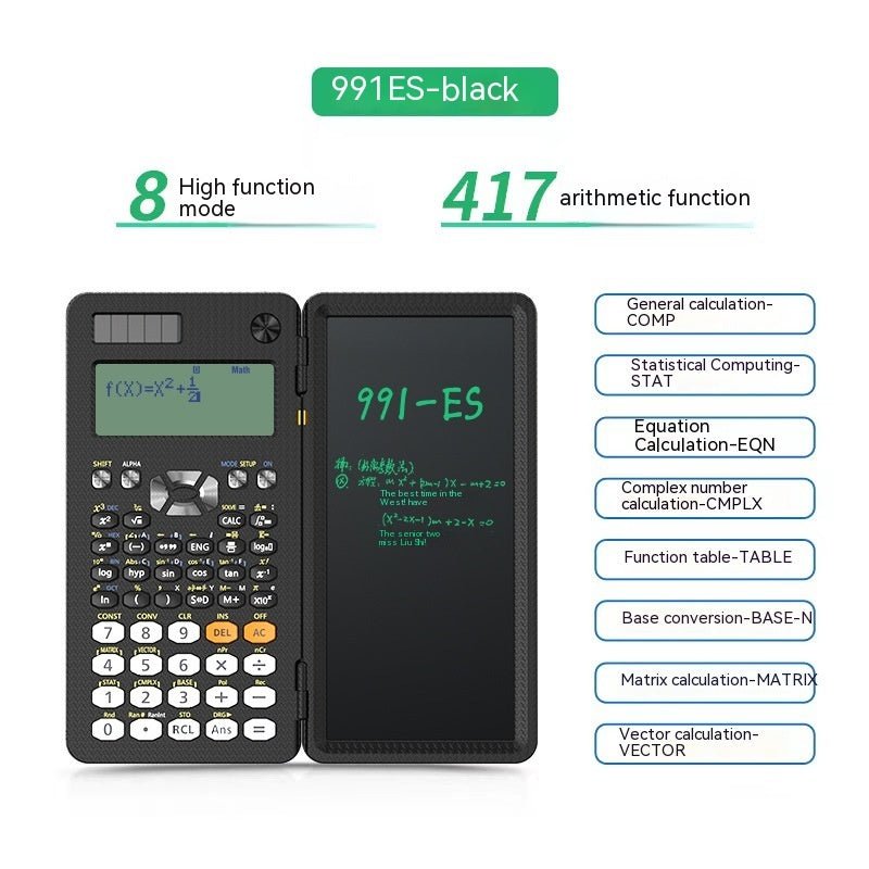 2 In 1 Foldable Scientific Calculators Handwriting Tablet Learning Function Calculator Foldable Desk Scientific CalculatorsAir MattressesNormanharvey