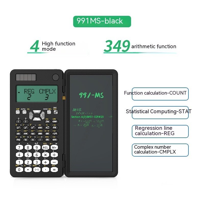 2 In 1 Foldable Scientific Calculators Handwriting Tablet Learning Function Calculator Foldable Desk Scientific CalculatorsAir MattressesNormanharvey