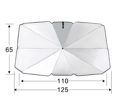 Silver Tape Windshield Sunshade