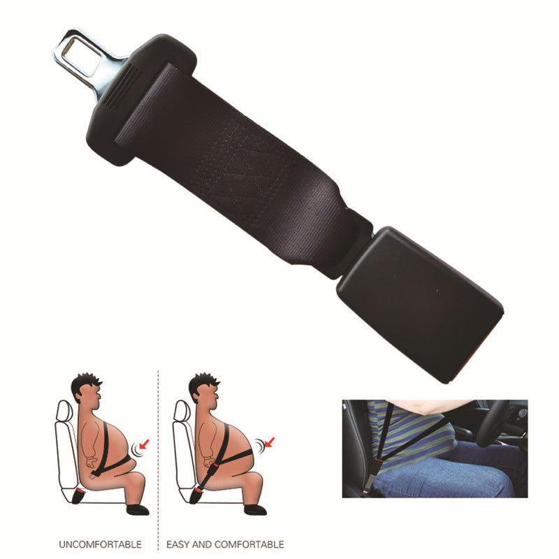 Seat belt lengthener for large people