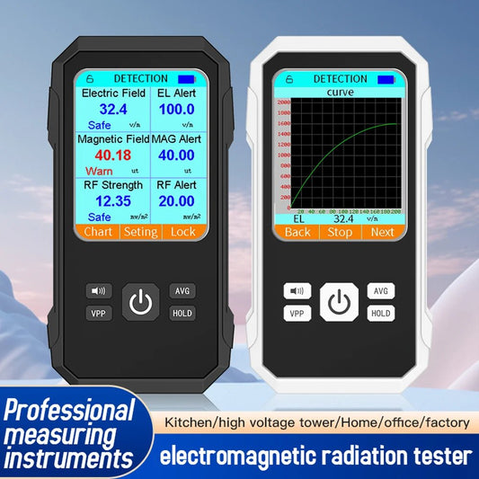 3in1 Multifunctional Electric Field Magnetic Field RF Radiation Detector Handheld Electromagnetic Radiation Tester EMF MeterNormanharvey