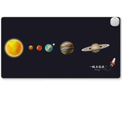 Heated Desk Mat planets