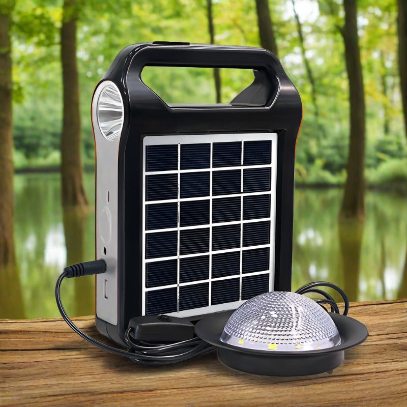 CampLite™: Versatile Solar Power and Lighting Kit