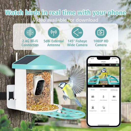 Smart bird feeder camera product image 1