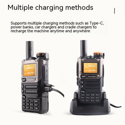 UV-K6 Hand Radio multiple charging methods