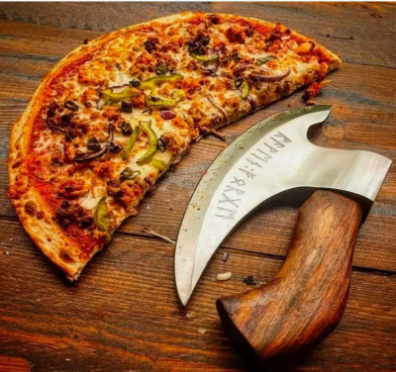 Pizza Slicer Hatchet - Viking-Inspired Design