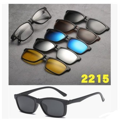 5-in-1 magnetic polarized sunglasses set – product view 10
