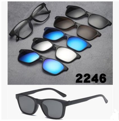 5-in-1 magnetic polarized sunglasses set – product view 21