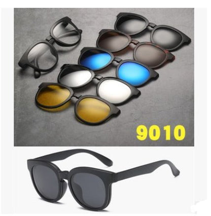 5-in-1 magnetic polarized sunglasses set – product view 25