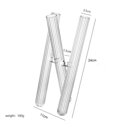 MinimalistTube Vase: Clean and Simple Glass Design
