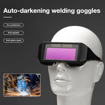 Auto dimming welding goggles