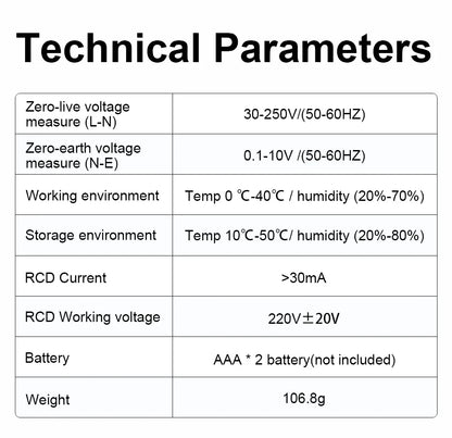 YOURTEST Socket Tester Voltage Test Digital Outlet Socket Detecter EU/UK/US Smart Voltage Detector Multi-function Electroscope