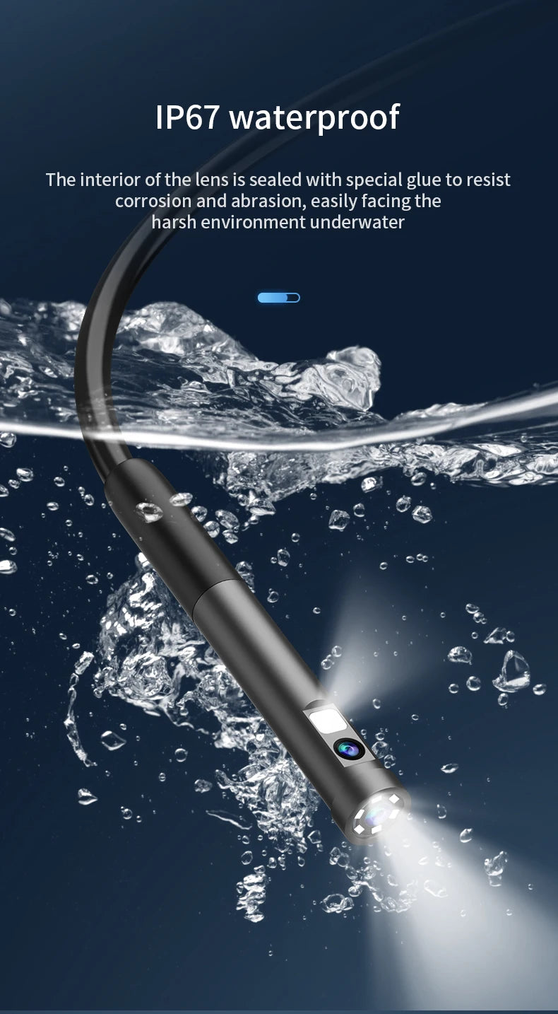 2MP Single/Dual Lens Endoscope Camera 3 in 1 Micro USB/Type-C Android IOS  iphone Inspection Camera Car Pipeline Borescope