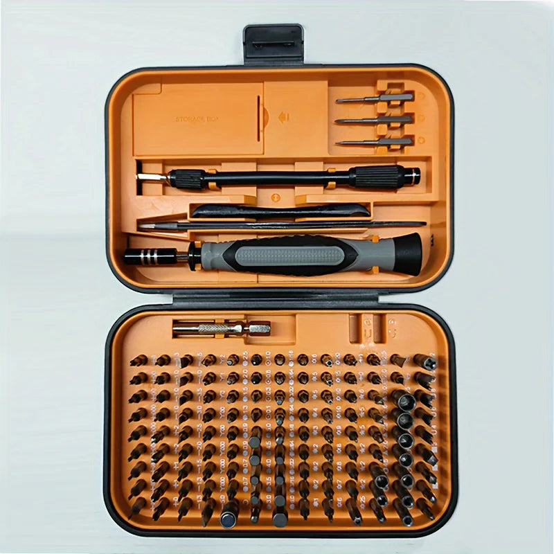 130-in-1 Multi-Bit Screwdriver Set with Magnetic Bits for Phone, Laptop, Watch Repair - Precision Tool Kit for Gifts