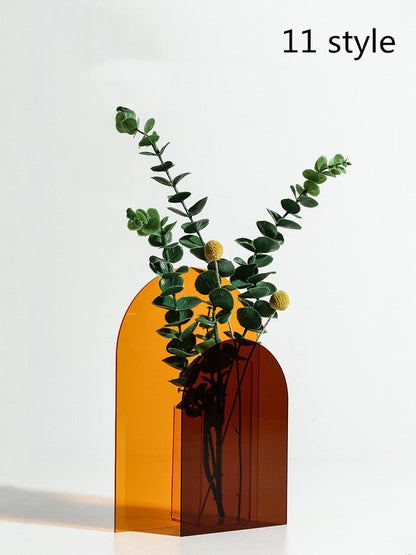 Acrylic Dry Vase: Transparent Decorative Vase for Modern Home DecorationVasesNormanharvey