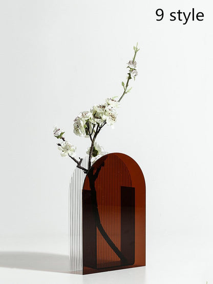 Acrylic Dry Vase: Transparent Decorative Vase for Modern Home DecorationVasesNormanharvey