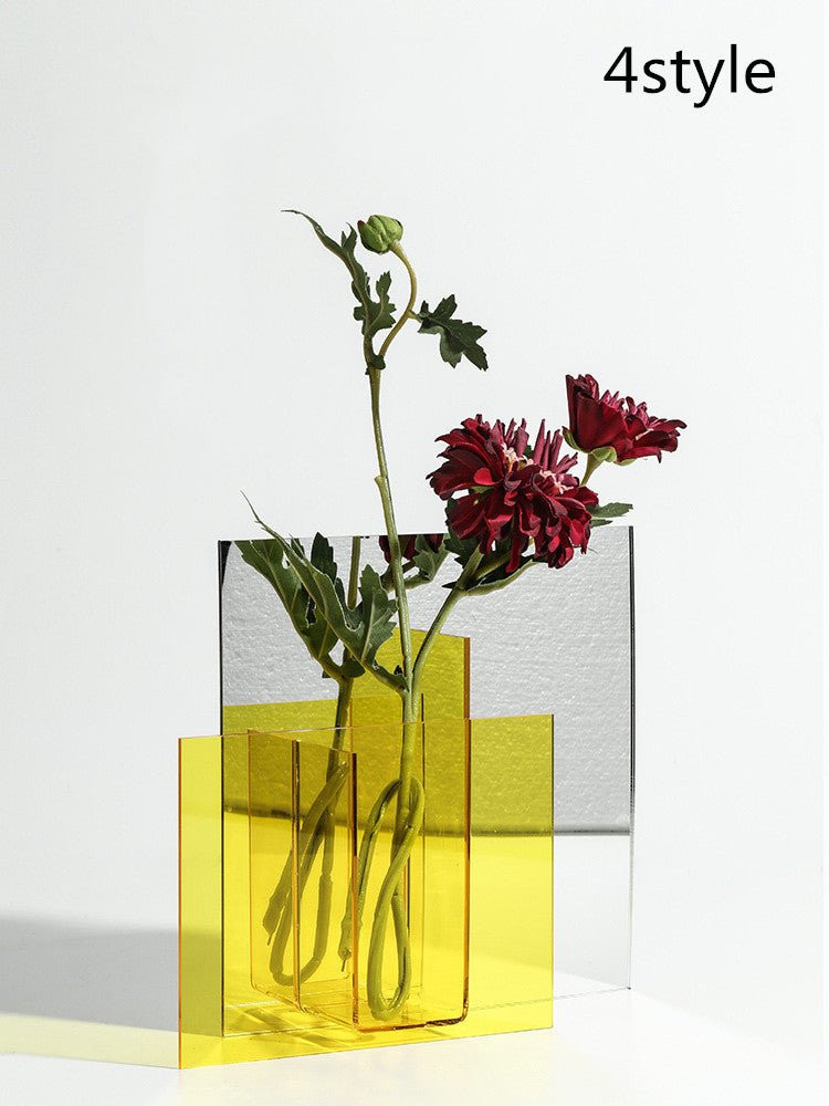 Acrylic Dry Vase: Transparent Decorative Vase for Modern Home DecorationVasesNormanharvey