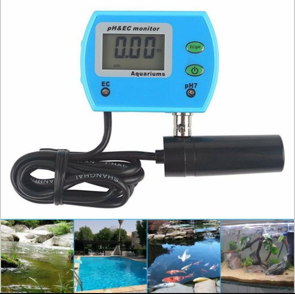 Advanced Water Quality Monitor | pH and EC Measurement | Versatile for Water SystemspH MetersNormanharvey