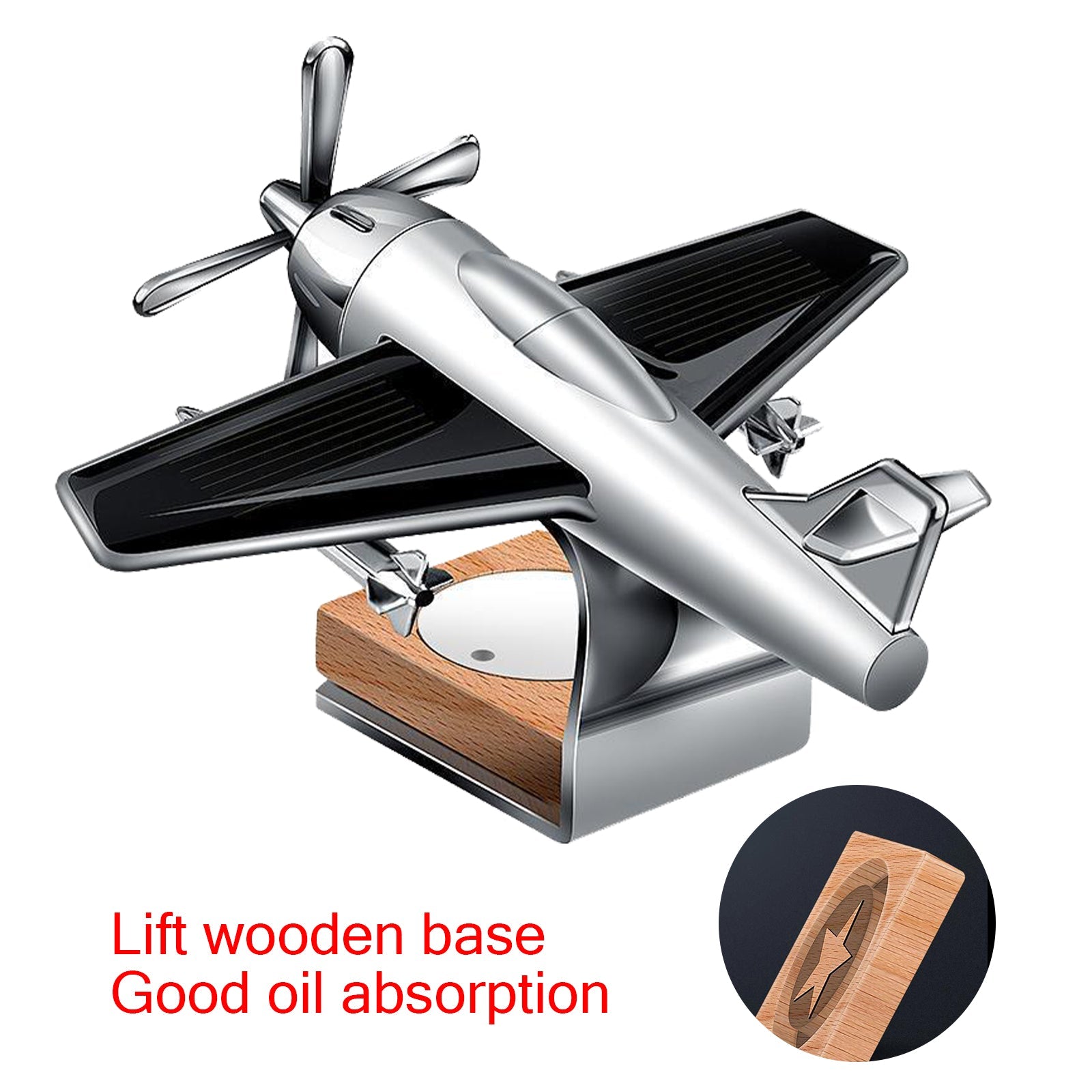 Airplane - Shaped Solar - Powered Car Perfume DispenserVehicle Dashboard AccessoriesNormanharvey