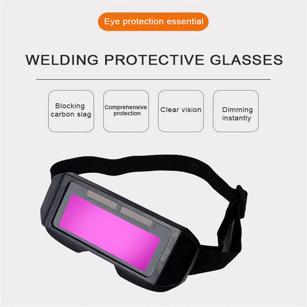 Auto Dimming Welding Goggles - Clear Vision, Arc Protection, and Versatile Wear OptionsWelding HelmetsNormanharvey