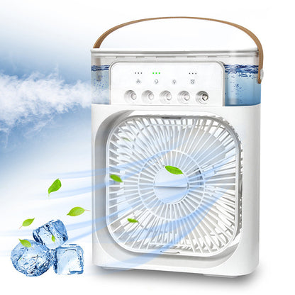 ChillBreeze Pro 3 In 1 Air Humidifier Cooling USB Fan LED Night Light.