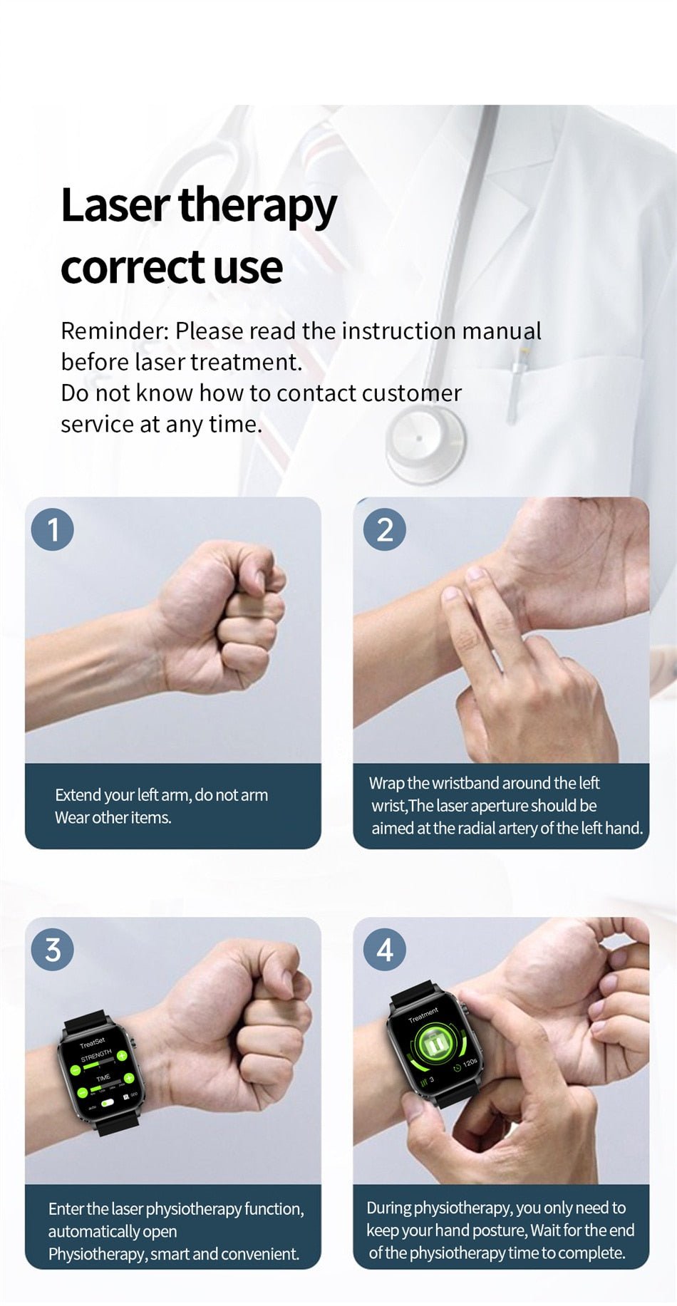 BioBeacon™ - Continuous Health Monitoring with Laser TherapyWatchesNormanharvey