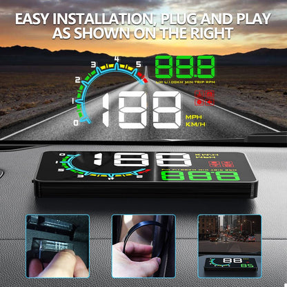 Car Head - Up Display - Digital Speedometer for Accurate GPS Speed ReadingMotor Vehicle Sensors & GaugesNormanharvey