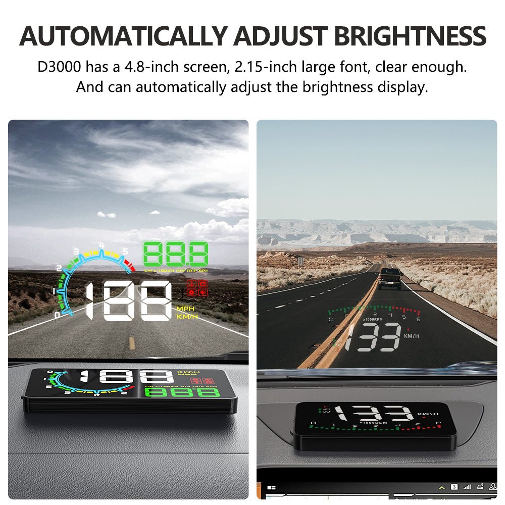 Car Head - Up Display - Digital Speedometer for Accurate GPS Speed ReadingMotor Vehicle Sensors & GaugesNormanharvey