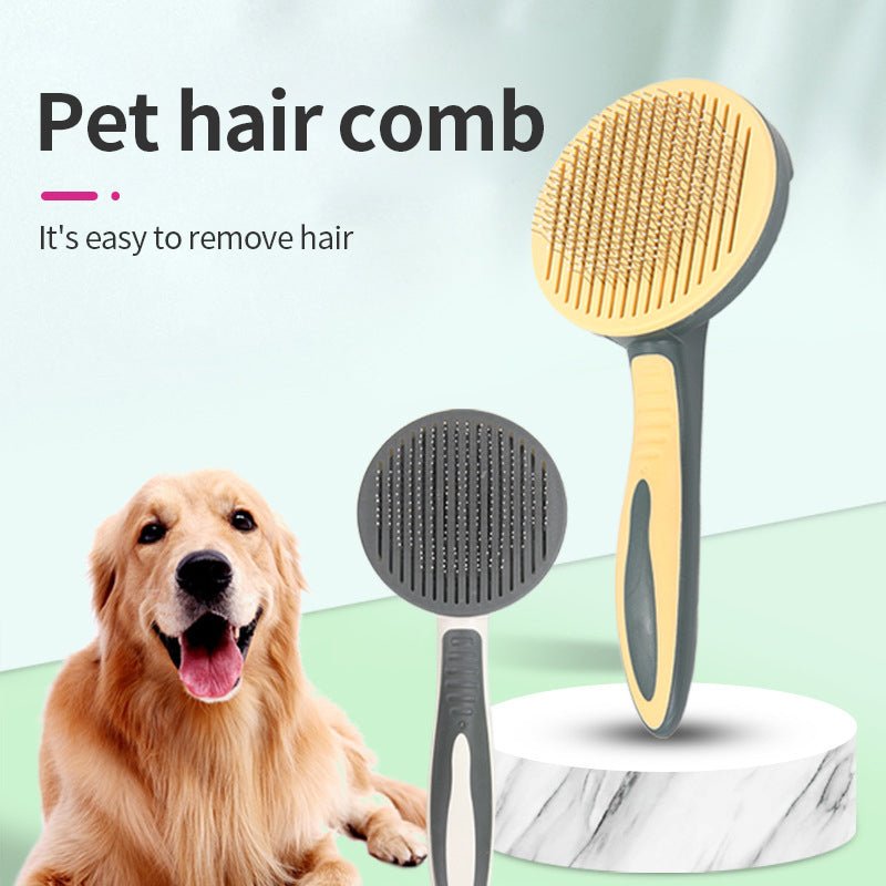 Catto™ Anti - Scratch Pet Hair Removal Brush with Thumb Ejection for Dogs and CatsPet Combs & BrushesNormanharvey