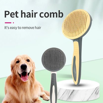 Catto™ Anti - Scratch Pet Hair Removal Brush with Thumb Ejection for Dogs and CatsPet Combs & BrushesNormanharvey