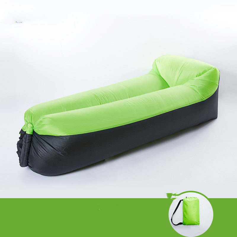 Portable Air Lounger - green black