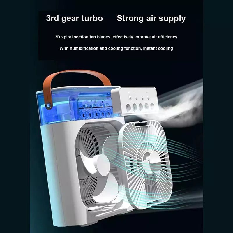 ChillBreeze Pro 3 In 1 Air Humidifier Cooling USB Fan LED Night Light.HumidifiersNormanharvey