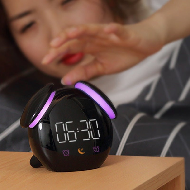 Creative Cute Digital Alarm Clock with Night Light - Bluetooth Enabled LED Alarm Clockalarm clocksNormanharvey