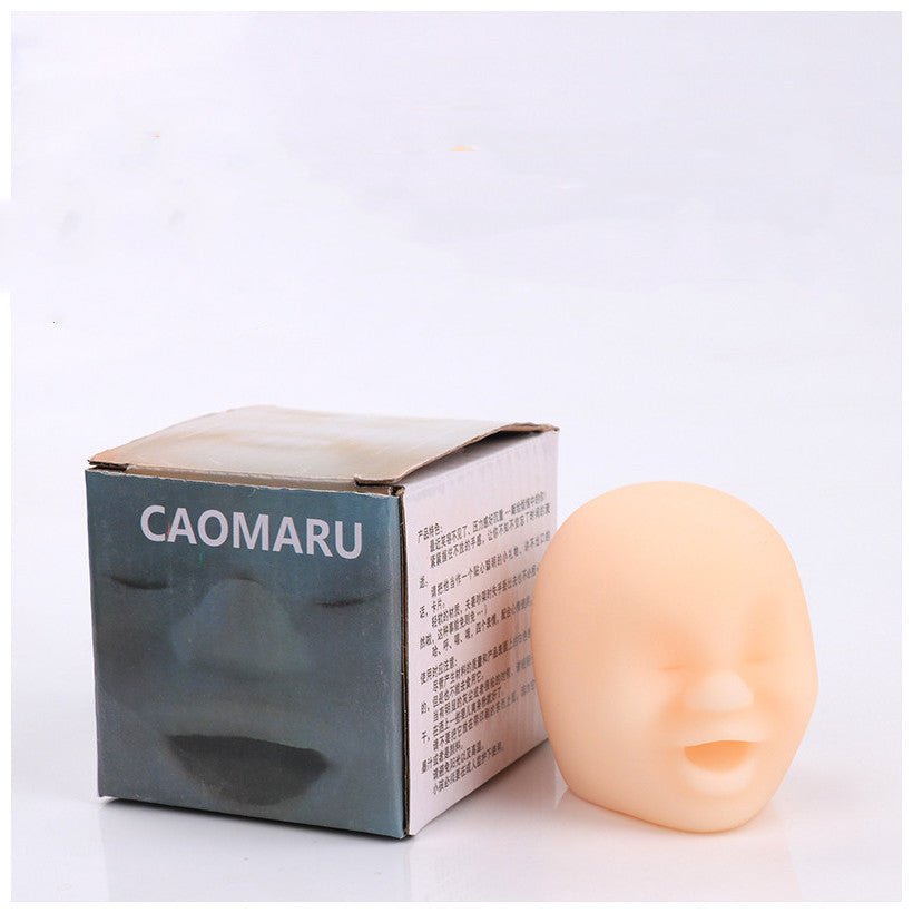 Cute Human Face Doll Toy for Play, Squishy, Pinch, Decompress, FunOffice SuppliesNormanharvey