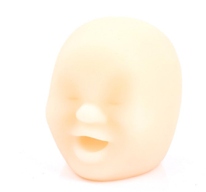 Cute Human Face Doll Toy for Play, Squishy, Pinch, Decompress, FunOffice SuppliesNormanharvey