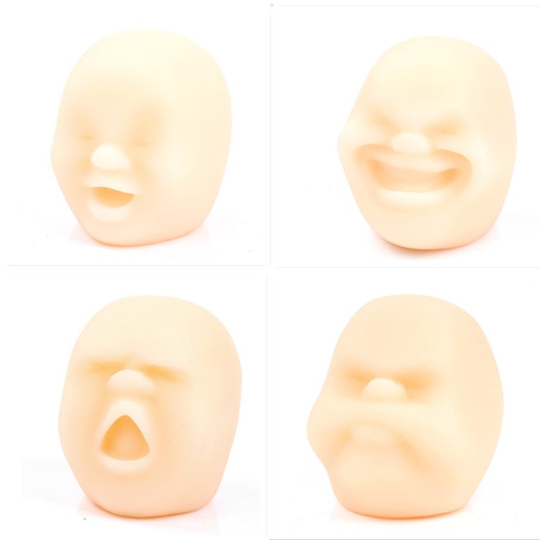 Cute Human Face Doll Toy for Play, Squishy, Pinch, Decompress, FunOffice SuppliesNormanharvey