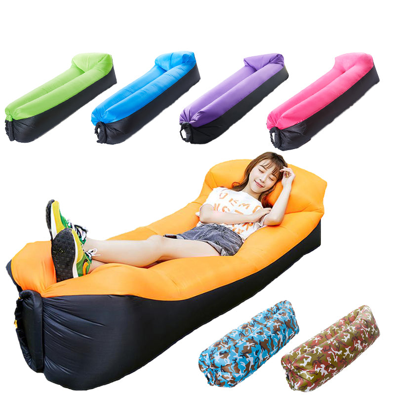 Portable Air Lounger for Camping - Outdoor Comfort Seating and Relaxation