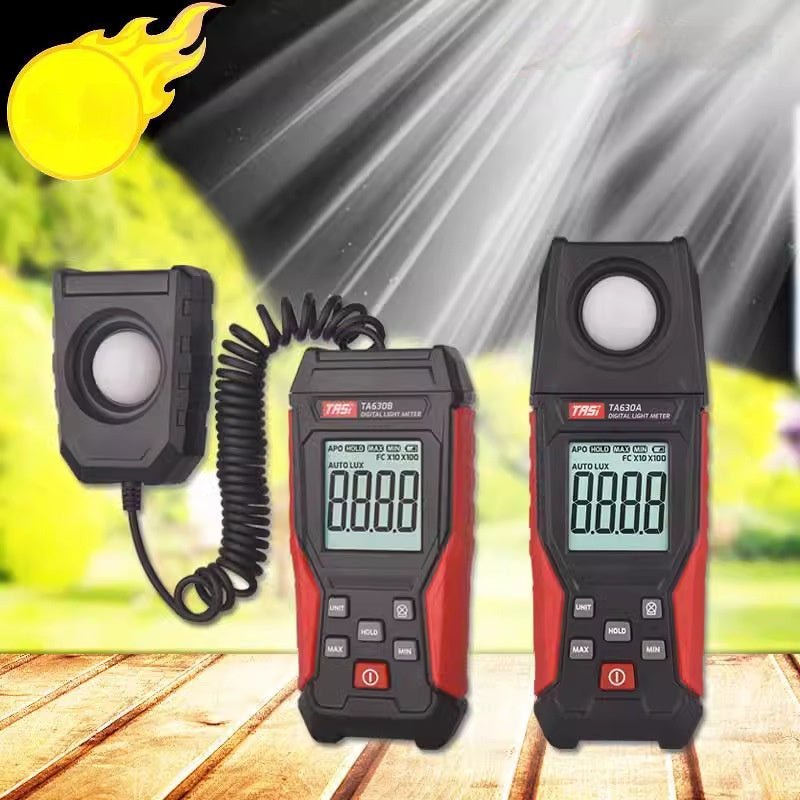 Digital Illumination Photometer Numerical Locking Light Intensity Meas ...